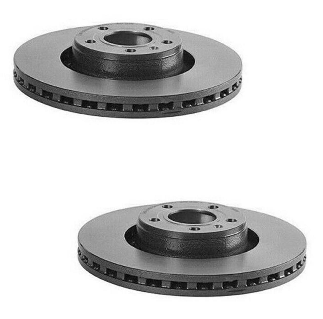 Audi Disc Brake Pad and Rotor Kit – Front (321mm) (Ceramic) (EURO